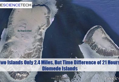 Two Islands Only 2.4 Miles, But Time Difference of 21 Hours: Diomede Islands